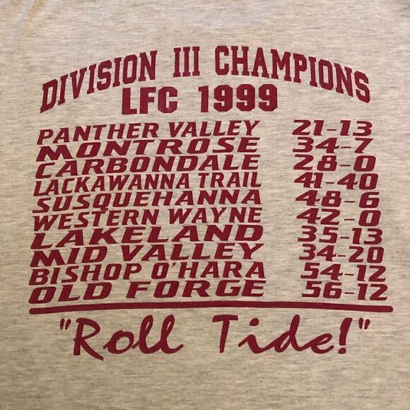 90s High School Football Tee Shirt - Picture 5 of 8